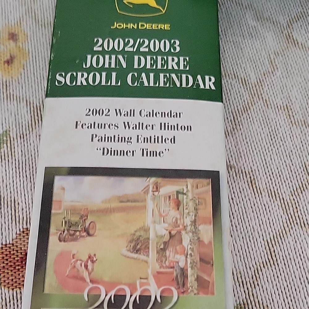 John Deere Green Wall Calendar